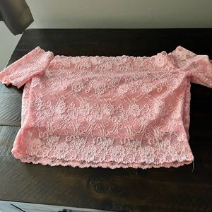 Guess Crop lace top
